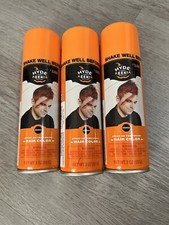 Hyde and EEK Boutique Spray on Temporary Orange Hair Color Lot Of 3