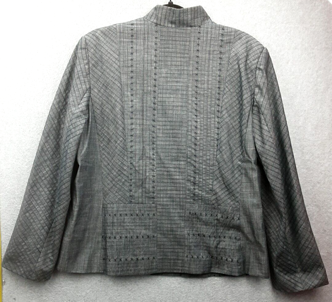 Noni B Size L Grey Lightweight Pure Cotton Lined Jacket With