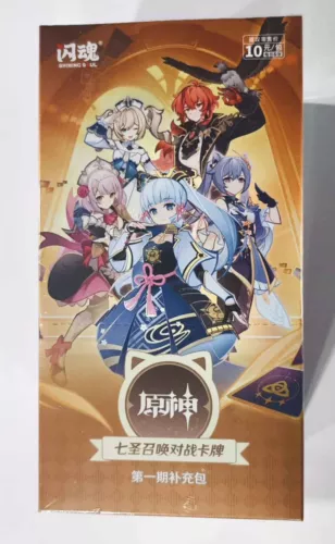 SHININGSOUL GENSHIN IMPACT Official TCG Booster Box Anime Game Card