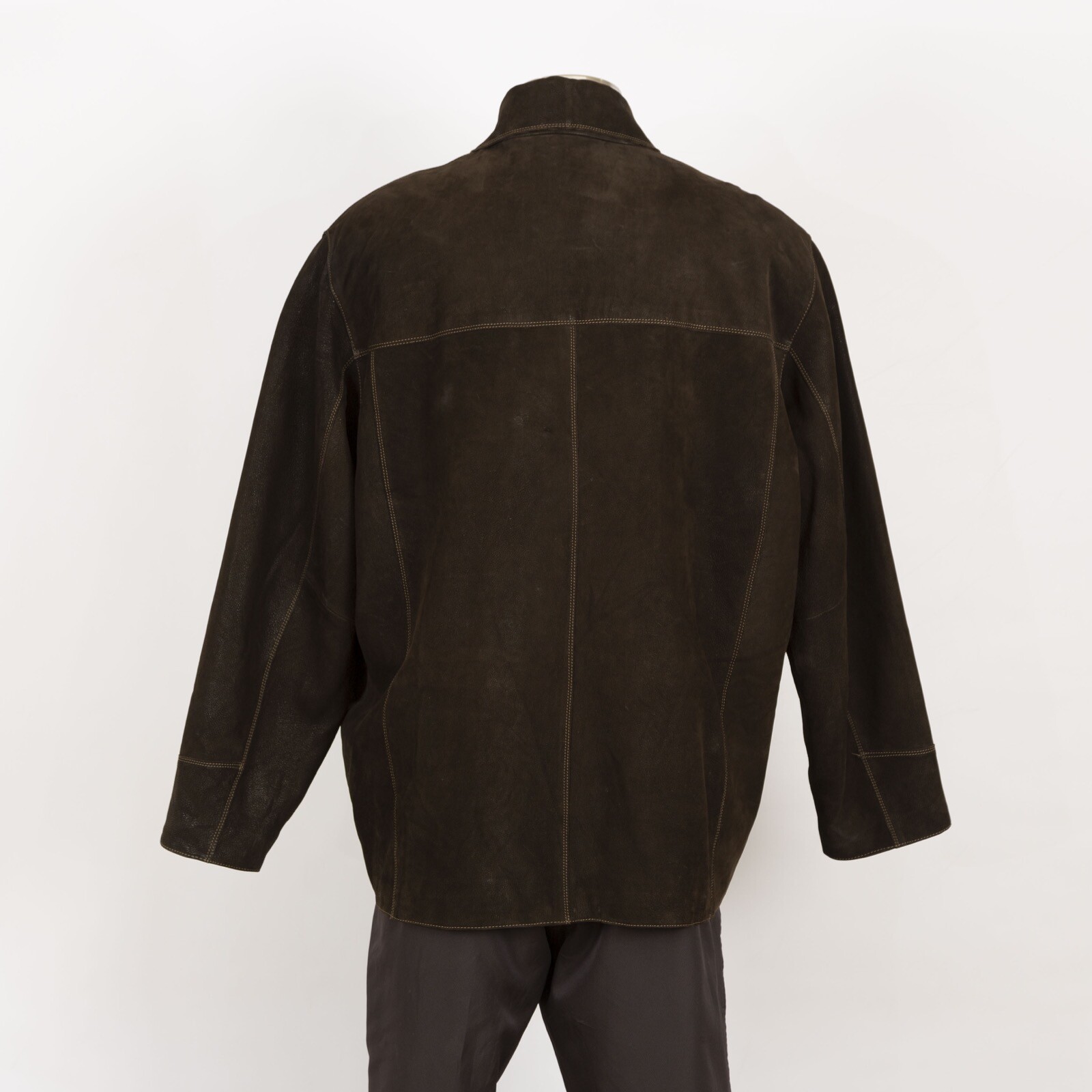 Andrew Marc New York Mens Leather Jacket Size XL Insulated Quilted Liner - Photo 4 sur 12