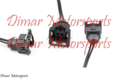 EV1 Fuel Injector Connectors Plugs Clips Pigtails Quick Disconnect