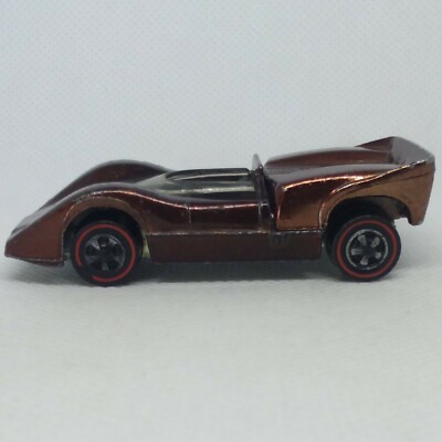 Hot Wheels Redline McLaren M6A Car 1968 Brown Black Int. Made In