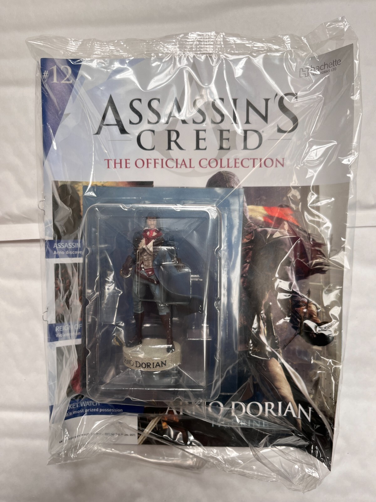 THE ASSASSINS CREED HACHETTE COLLECTION ISSUE 12 - ARNO DORIAN MODEL FIGURINE