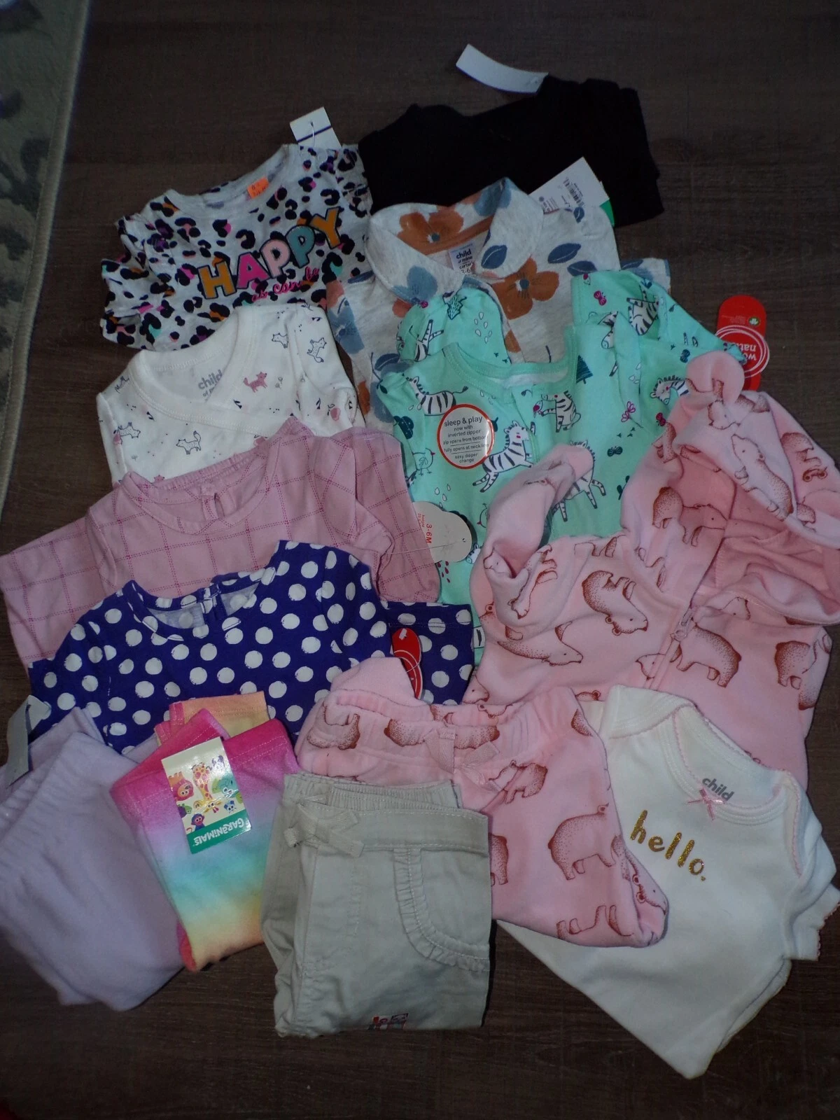 Infant Girls Size 3-6 Months Loving Lot of Mixed Fall/Winter Clothes-NWT!
