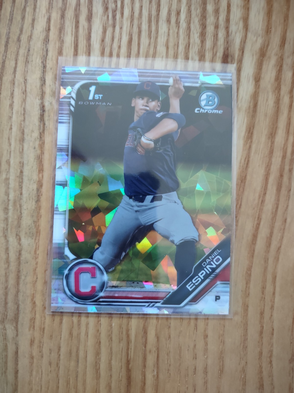 2019 Bowman Draft Chrome Sapphire Daniel Espino CLEVELAND GUARDIANS #BDC-27