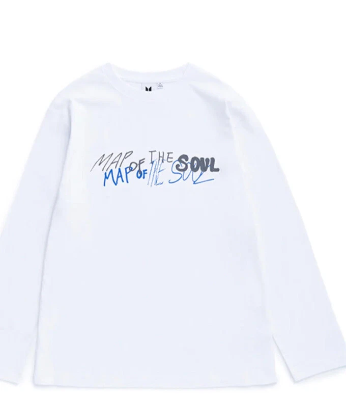 BTS Map Of the Soul Tour Long Sleeve T-shirt SIZE LARGE Official Merchandise