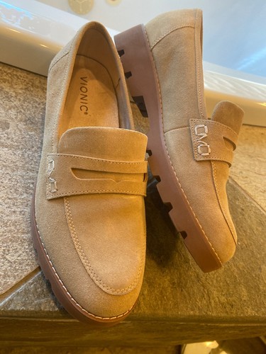Vionic Cheryl II Damen-Halbschuhe sandfarben 7,5 - Bild 3 von 9