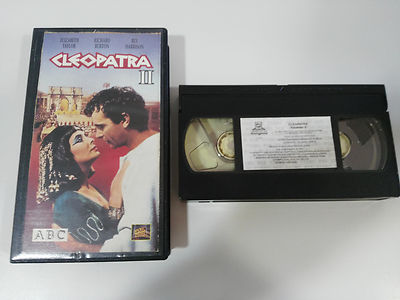 CLEOPATRA II 2 CINTA TAPE VHS COLECCIONISTA ELIZABETH TAYLOR RICHARD BURTON