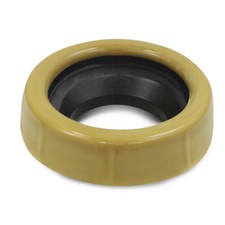 Extra Thick Toilet Bowl Wax Ring Gasket w/ Flange and Bolts Fit 3" 4" Waste Line