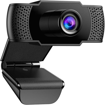 Full HD Webcam 1080P mit Mikrofon,Automatischer Lichtkorrektur, Plug & Play, für
