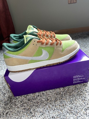 Size:12 Nike SB Dunk Low Pro Escargot FQ7585-200 In Hand - Afbeelding 9 van 14