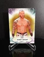 #'ed 75/75 💥 RANDY ORTON SSP 2021 Topps WWE Raw Citrine Orange Insert #125