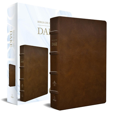 RVR 1960 Biblia De Estudio Dake, Tamaño Grande, Piel Marrón / Spanish RVR 1960 D