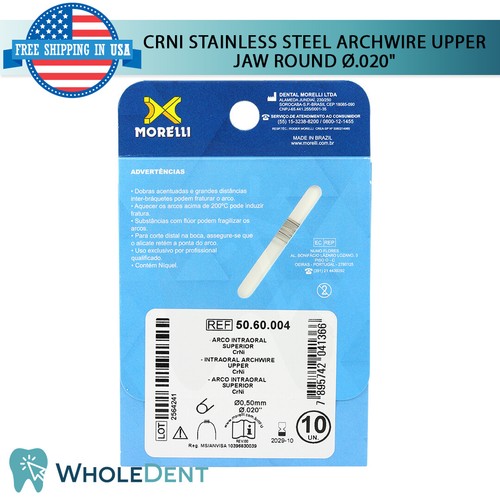 Orthodontic Dental CrNi Stainless Steel Intraoral Archwire Round Wire Morelli - Picture 12 of 12