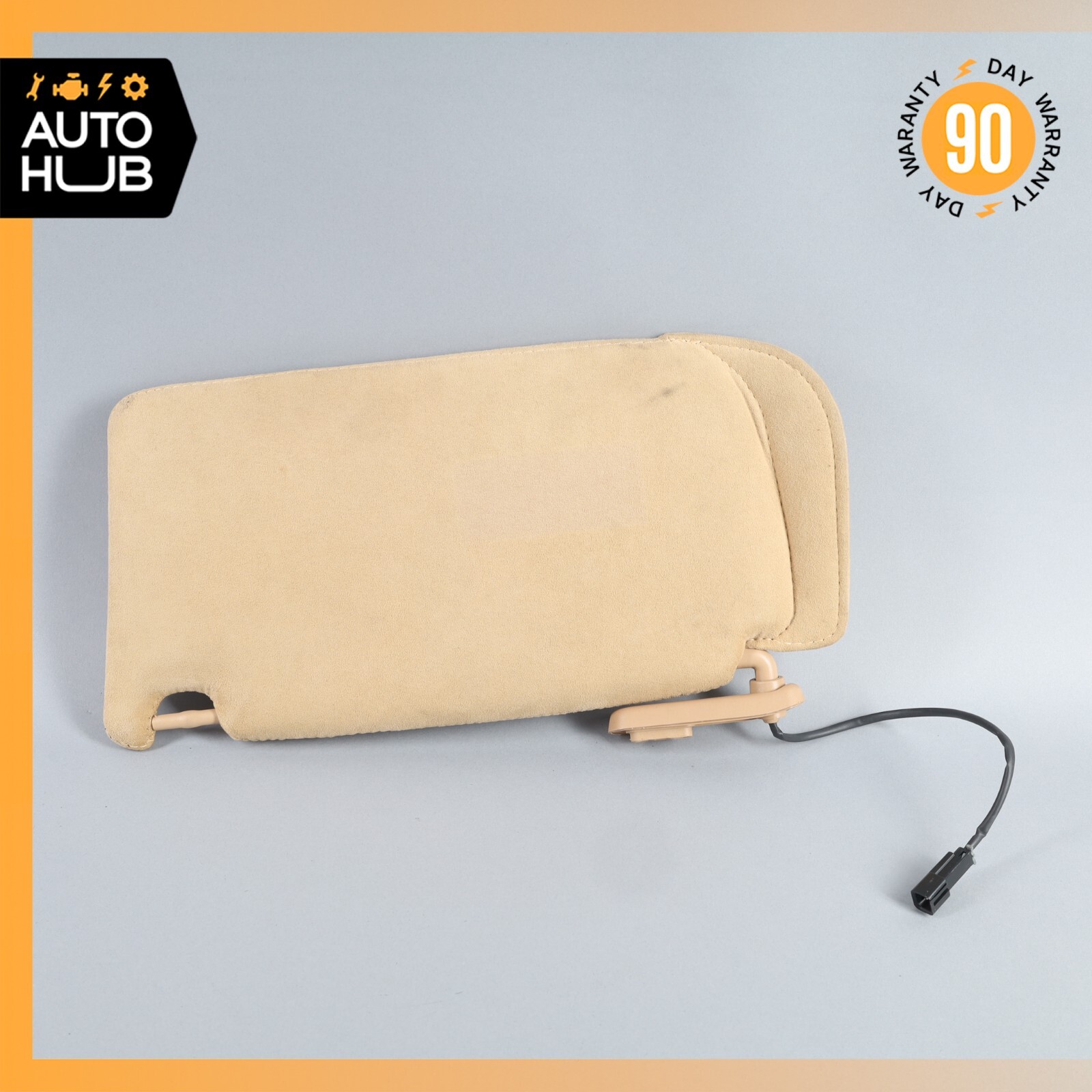 03-19 Maserati GranTurismo S M145 Right Side Sun Visor Shade Suede OEM 61k
