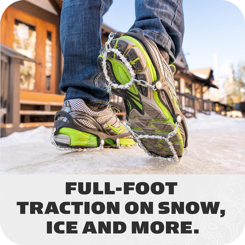 Yaktrax Diamond Grip AllSurface Traction Cleats for Walking on Ice and