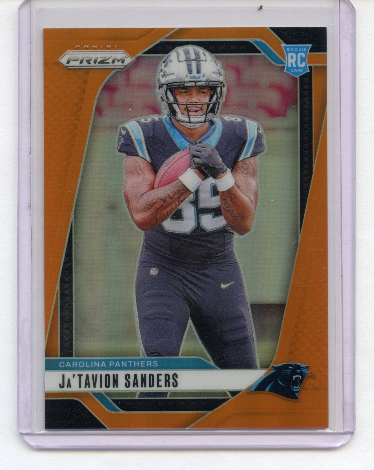 2024 Panini Prizm Ja'Tavion Sanders RC Orange /249 #343 Panthers