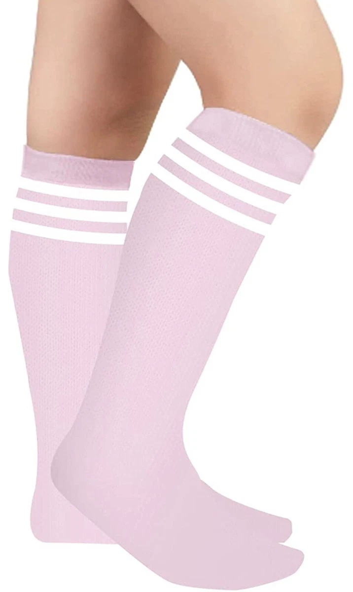 Kids pink knee high cheap socks