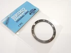 NEW BLACK FLAT BEZEL INSERT 33.5MM MEDIUM DIVERS SKX013 (7S26-0030) / 4205-0156