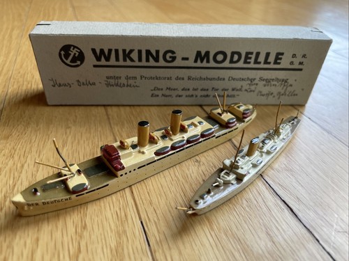 Vintage anni '30 Wiking 2 pressofuso spedisce nella scatola originale!!! Avviso griglia - Foto 3 di 7
