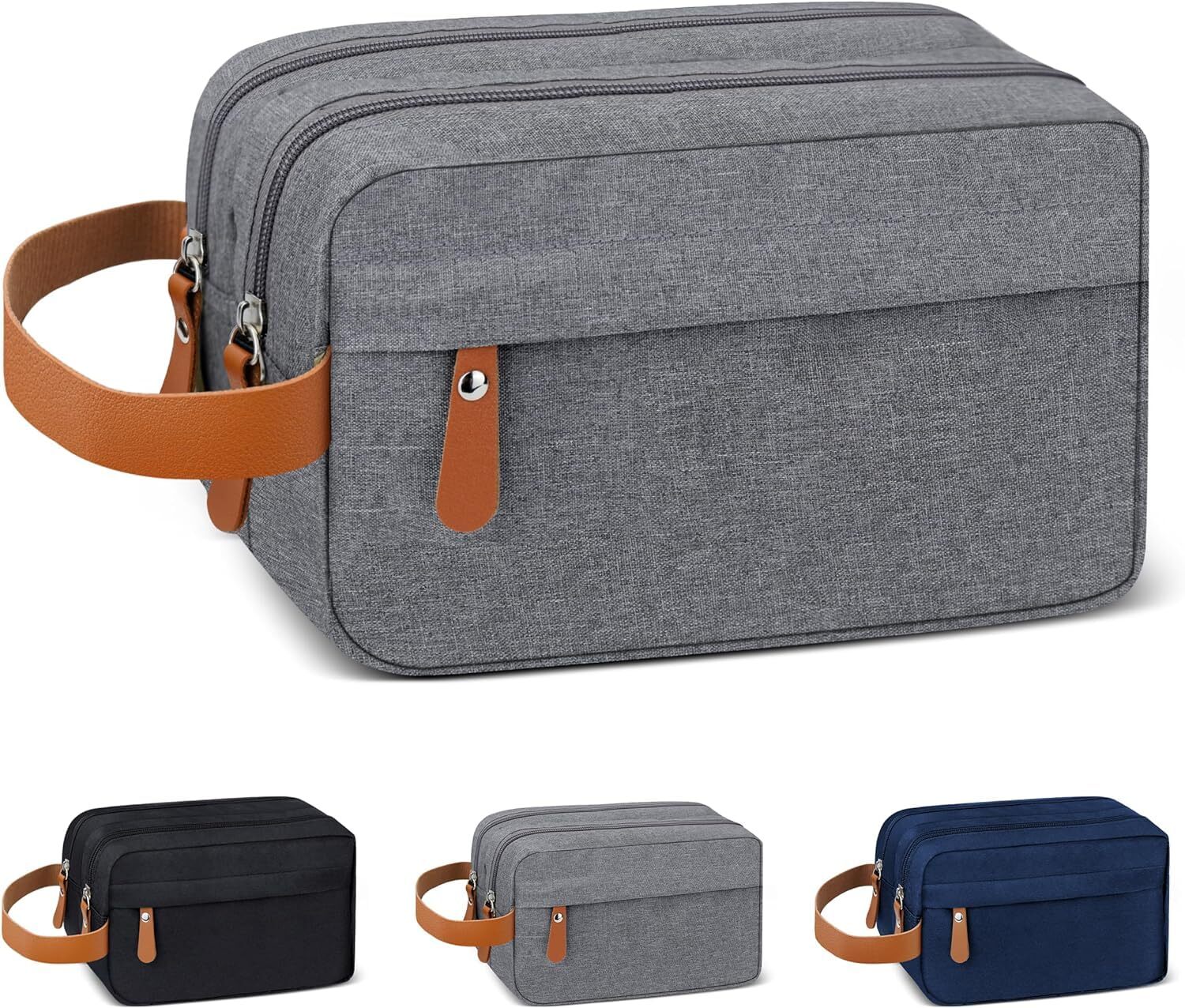 Neceser de viaje – Bolsa de aseo de viaje para mujer y hombre, portátil, ne