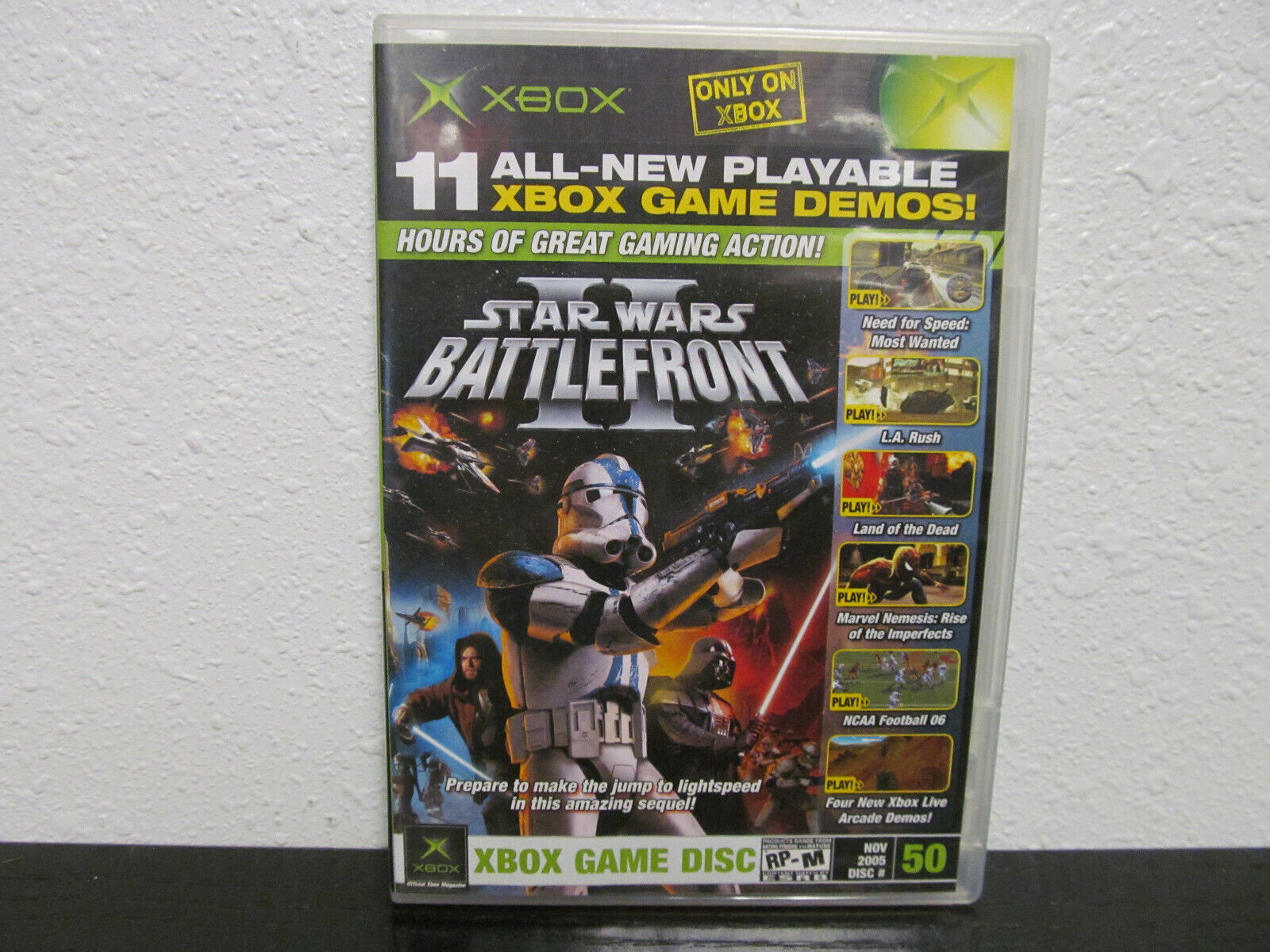 XBOX 360 KINECT STAR WARS GAME WITH BONUS DEMO DISC COMES WITH CASE NO  MANUAL