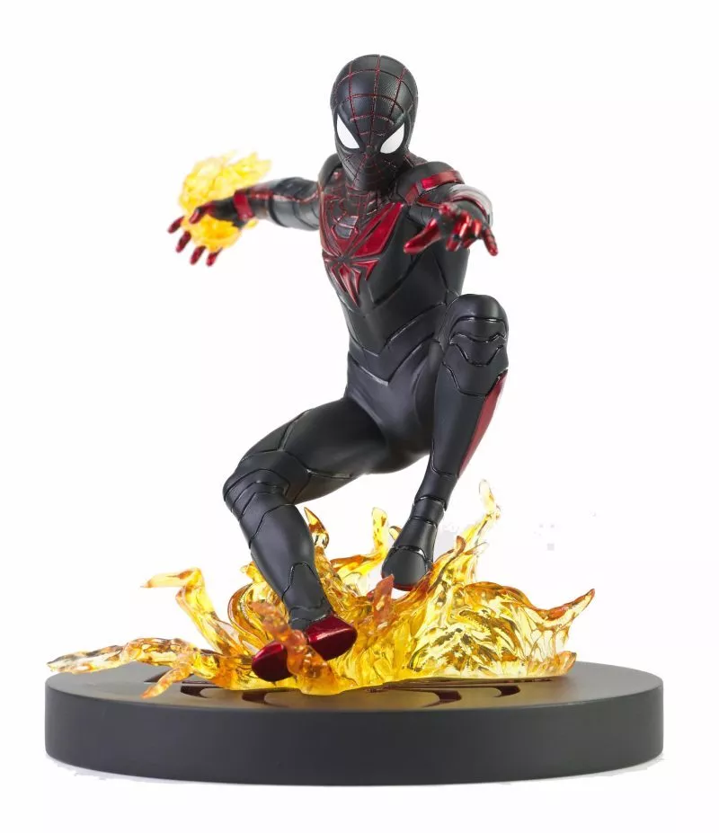 MARVEL GALLERY PS5 MILES MORALES PVC DIORAMA TOY FIGURE STATUE SPIDER-MAN  GWEN | eBay