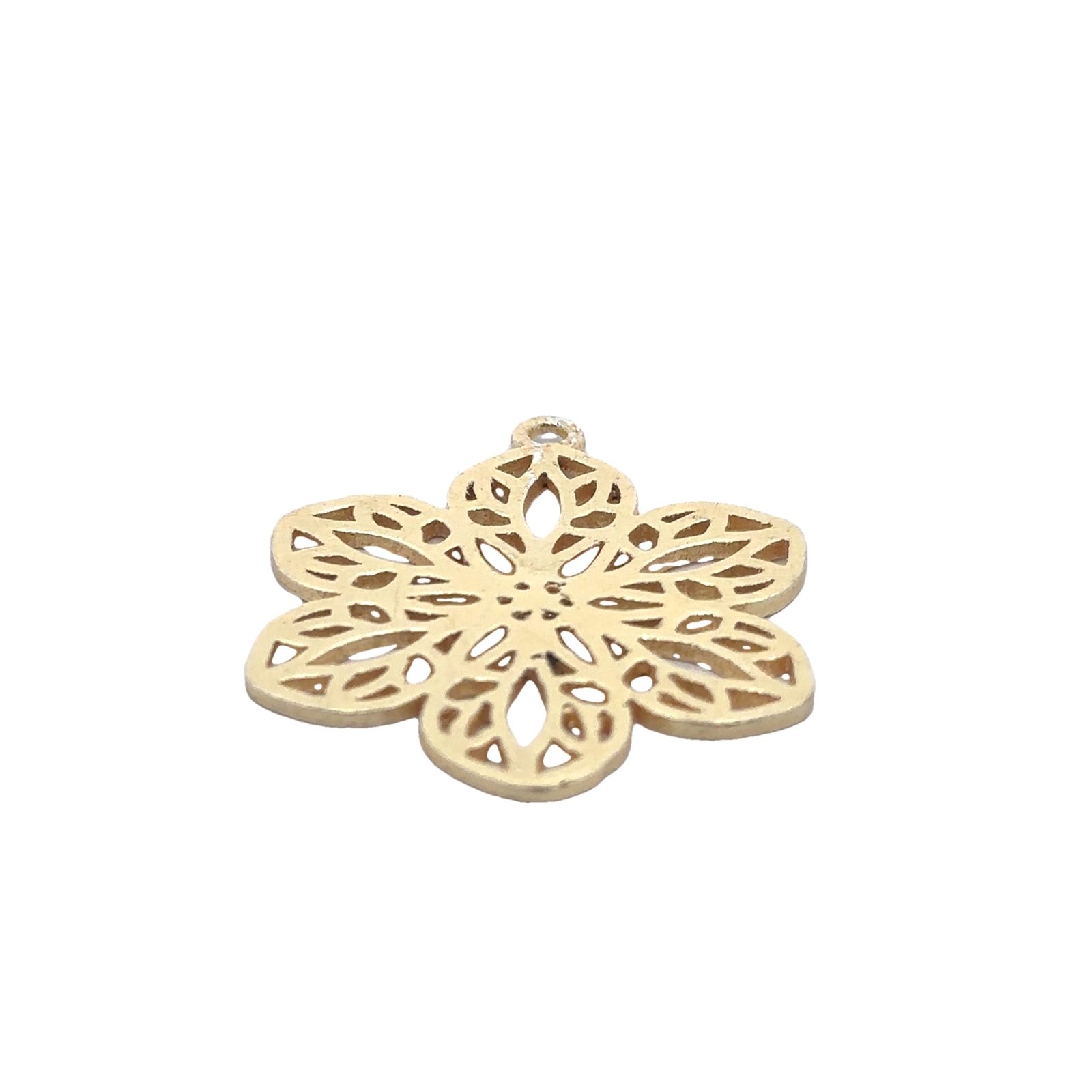 Gold Finish And  Silver Plated  Charm  E-coated, Brushed Finish, Handmade Compon-image