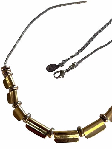 Vintage Liz Claiborne Kettenkette 18 1/2" goldfarben Hummerverschluss Halskette - Bild 16 von 23