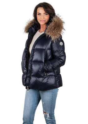 AUSVERKAUF! Damen Winter Jacke Echtfell Daunenjacke Oversize