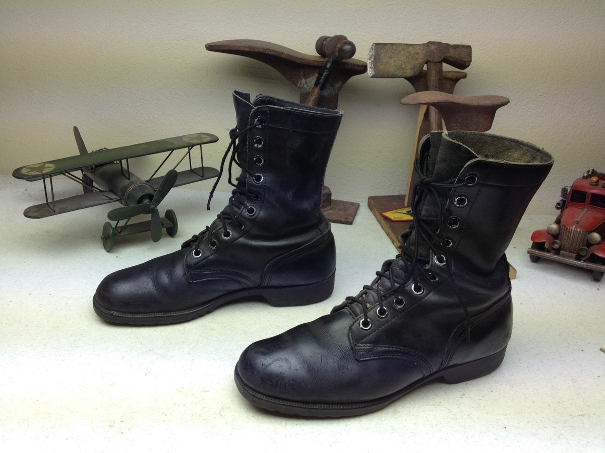 靴 dark Military Engineer Boots 1974 MILITARY ENGINEER BLACK LEATHER ENGINEER MILITARY MOTORCYCLE