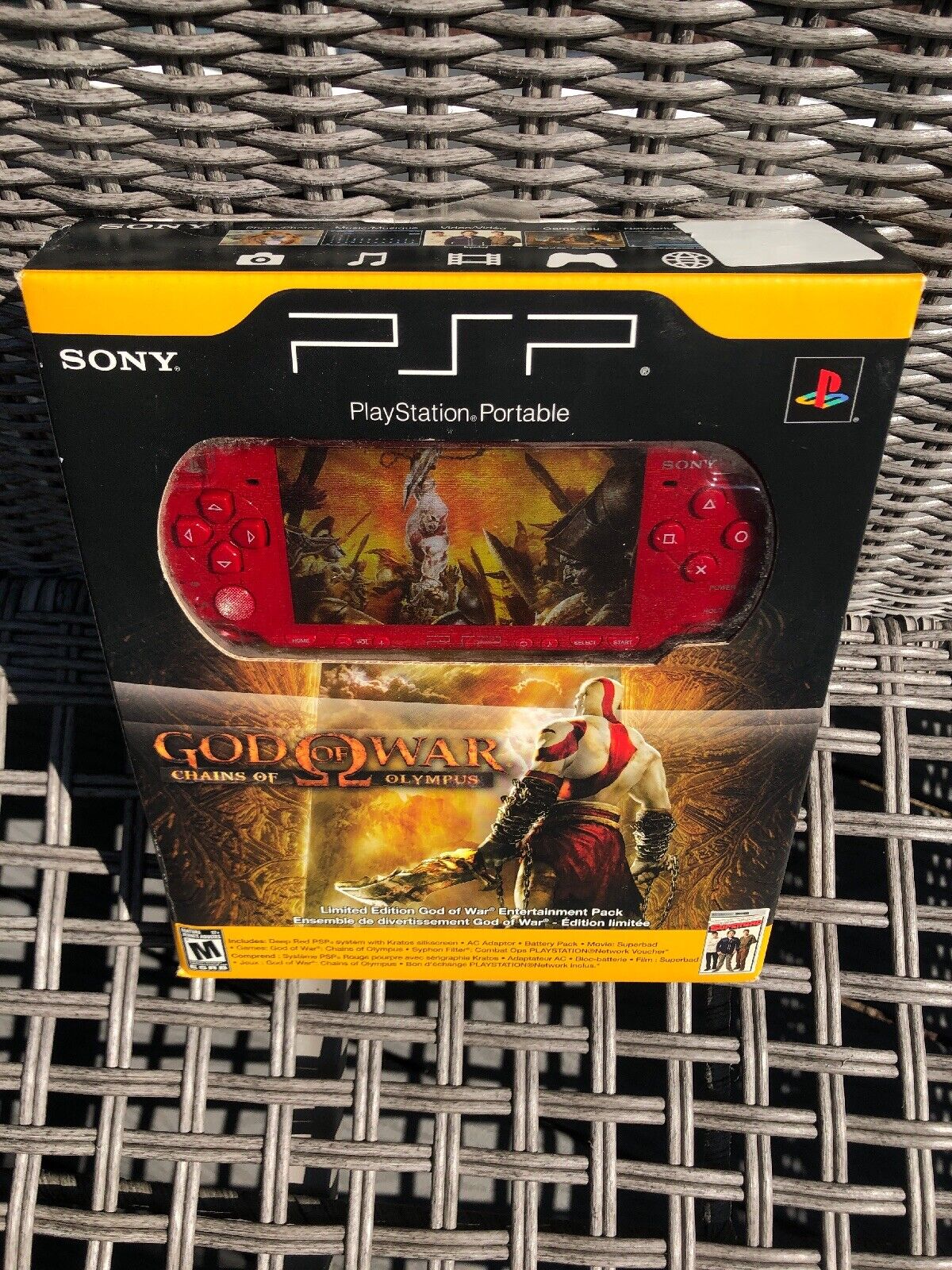 Sony PSP 2001 God of War Chains of Olympus Limited Red New sealed Rare  Unopened