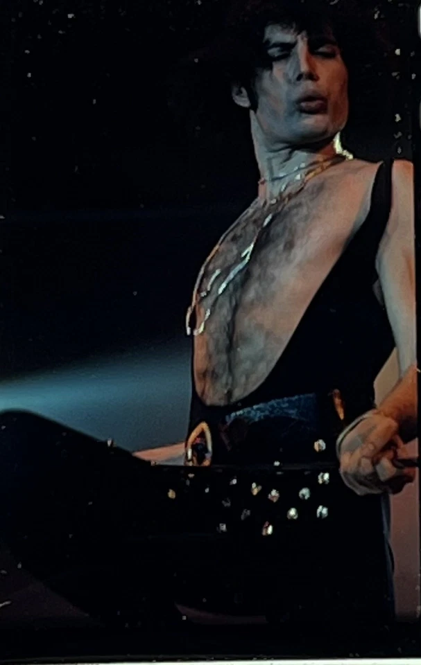 Queen Freddie Mercury Transparence Originale Circa 1970s Photos - Photo 1/4