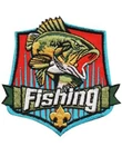 Boy Scouts of America BSA 3 inch FISHING Activity Patches Derby  NEW