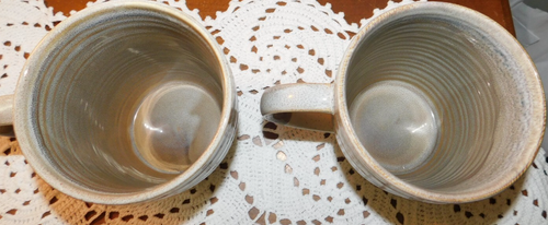 2 Old Pottery Company 22 Oz. Large Coffee Mugs Cups - Picture 5 of 5
