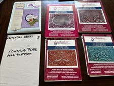 Lot Of 6 Spellbinders M-Bossabilities Embossing Folders 3D u20-3