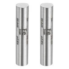 2Pcs Iron Stick, 0.4x2" Fe Density Stick High Density Element Rod