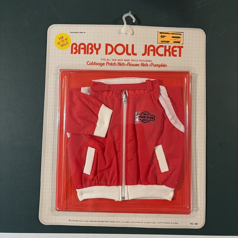 Vintage Toys “R” Us Kid Baby Doll Jacket 80S – Use For Cabbage Patch Kids