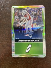 Brenden Schooler SP 2025 Uno Elite Alt Jerseys #153 Green Foil NE Patriots