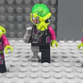 3x LEGO Alien Android Trooper Minifigure ac012  ac003 Space Alien Conquest 7066
