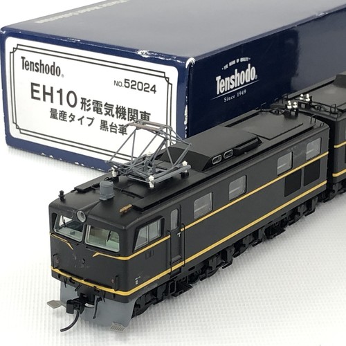 Locomotora Eléctrica Tenshodo EH10 HO Negra Bogie Usada 52024 | Condition: Used