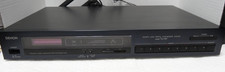 DENON AM/FM Tuner TU 747 Black Faced Tested Vintage  Rare  
