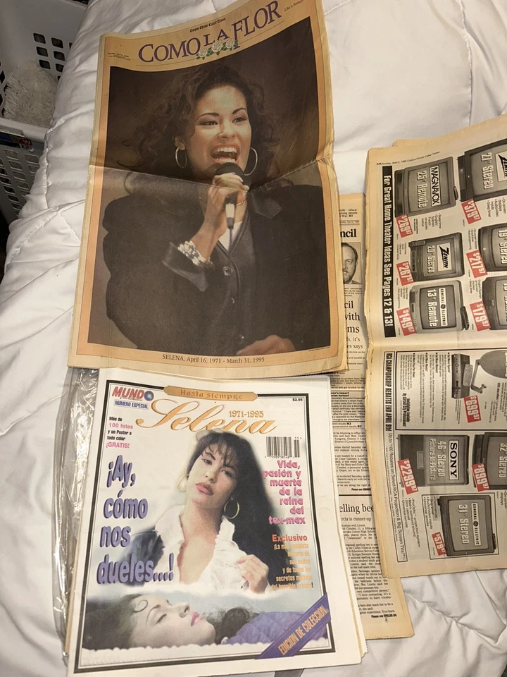 Selena Quintanilla CC,TX Caller Times Remembering Selena April 2, 1995 Newspaper - Image 2 of 4