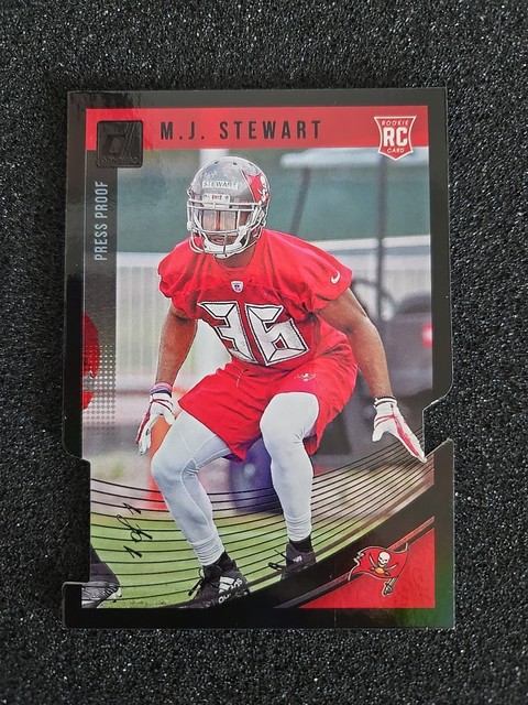 2018 Panini Donruss - Rookie M.J. Stewart #371 Press Proof  Die-Cut 1 of 1! 1/1