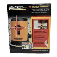 Johnson 40- 0912 Self-Leveling Cross-Line Laser Level