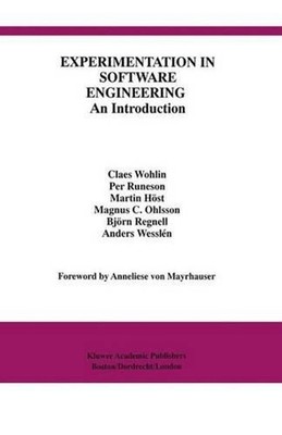 Experimentation in Software Engineering: An Introduction by Claes Wohlin (Englis