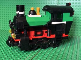 LEGO Holiday Train 10173 Engine and Tender Only Custom Read Description