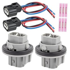 2 Set Turn Signal Light Socket and Wire Harness Fit for Honda Civic CR-V