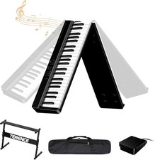 Portable Piano Keyboard Foldable: 88 keys Semi-Weighted keyboard Portable Key...