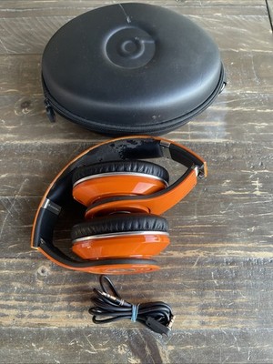 Beats by Dr. Dre Monster Studio Headband Wired Headphones Orange